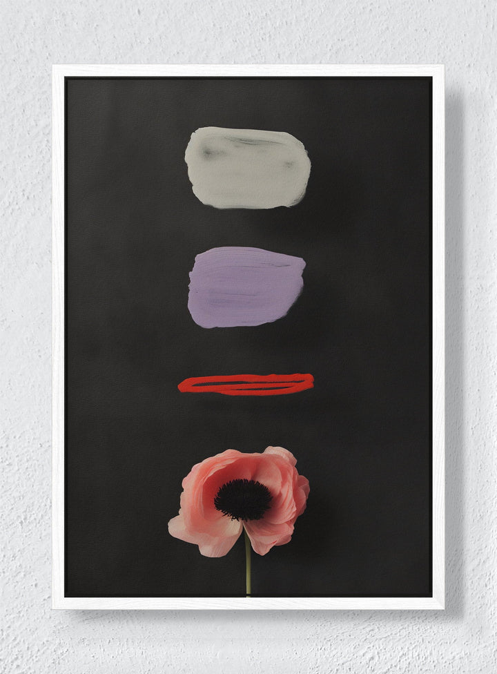 STILL LIFE - White frame canvas