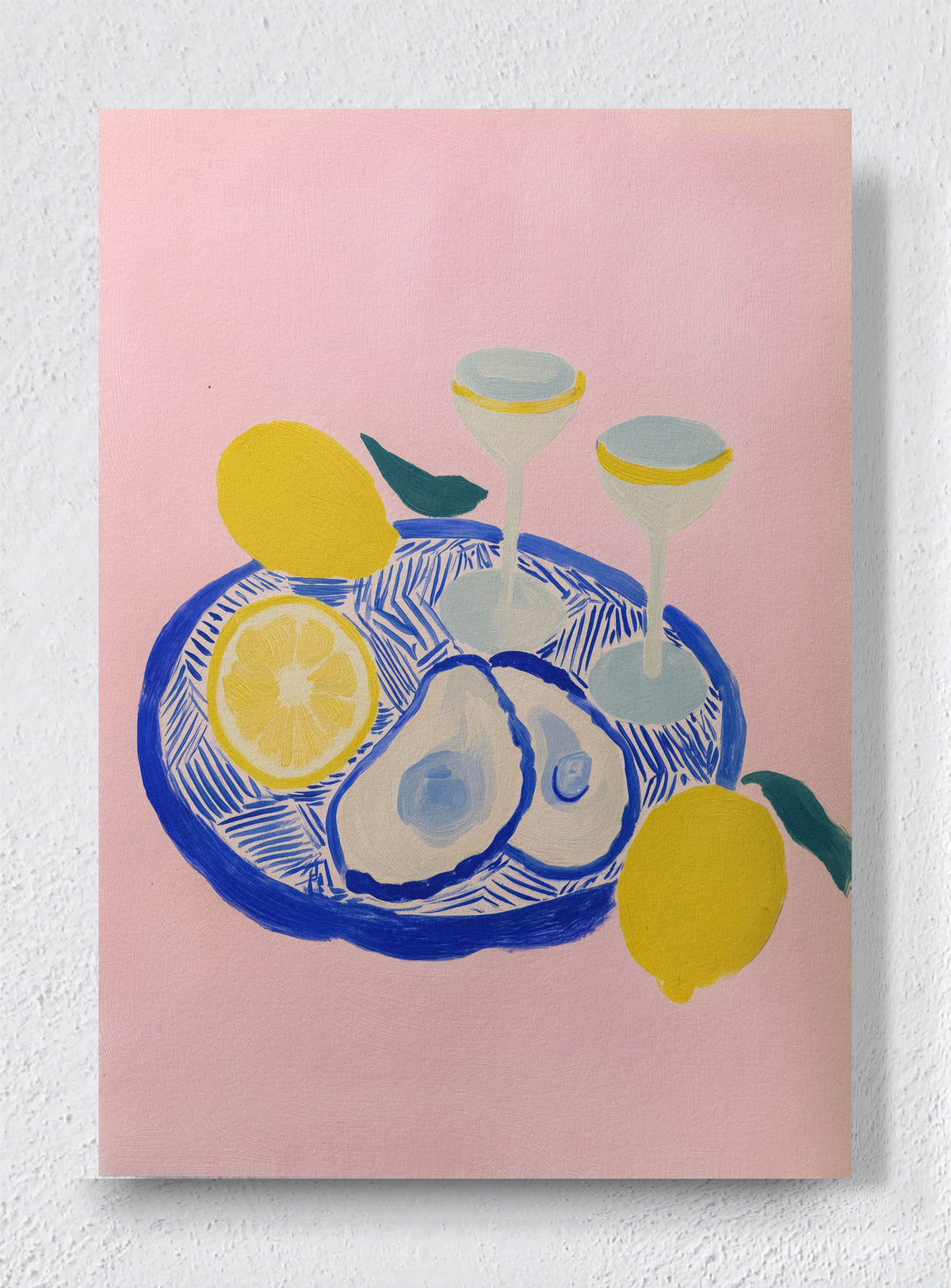 STILL LIFE WITH SHARP NOTES - Unframed canvas