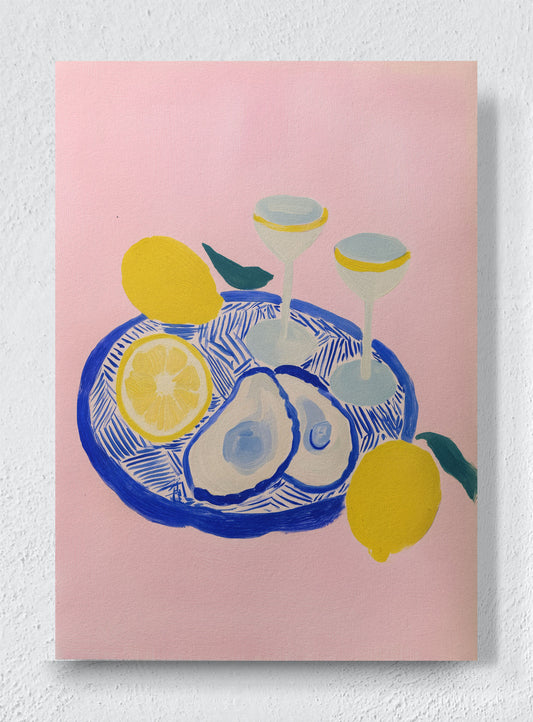 STILL LIFE WITH SHARP NOTES - Unframed canvas