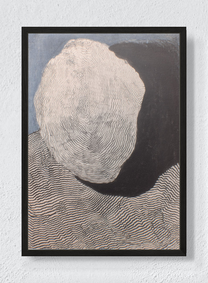 STONE COLD - Black frame canvas