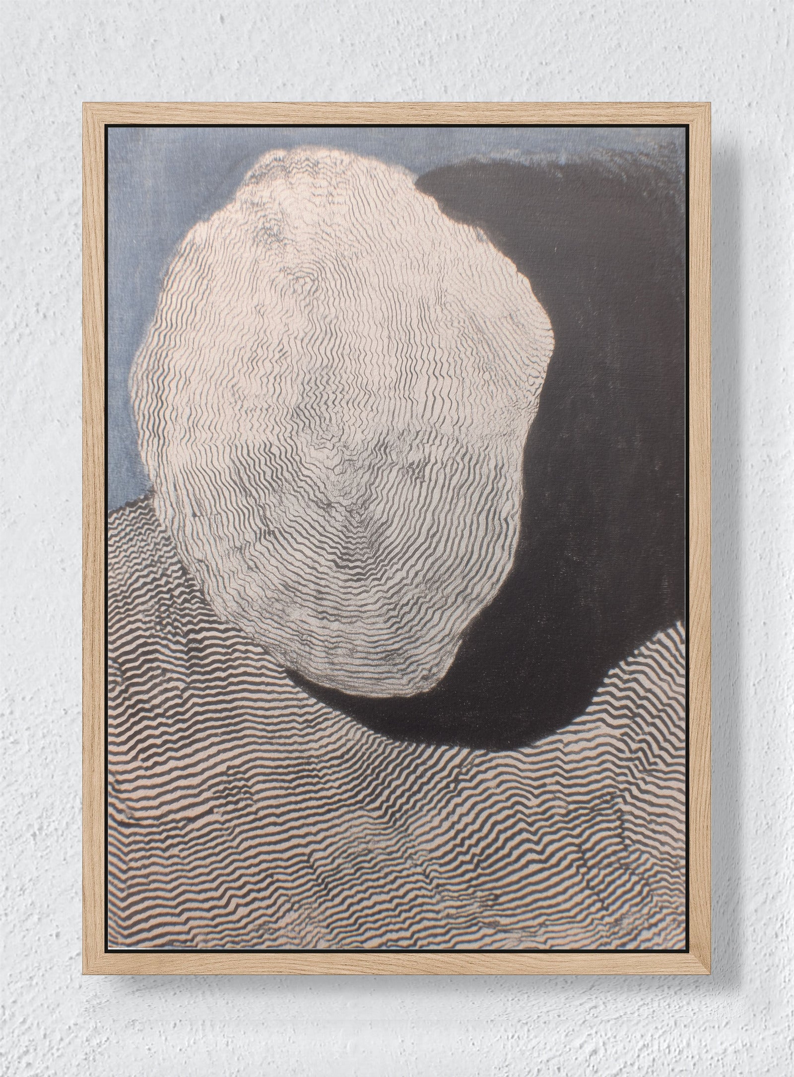 STONE COLD - Natural frame canvas