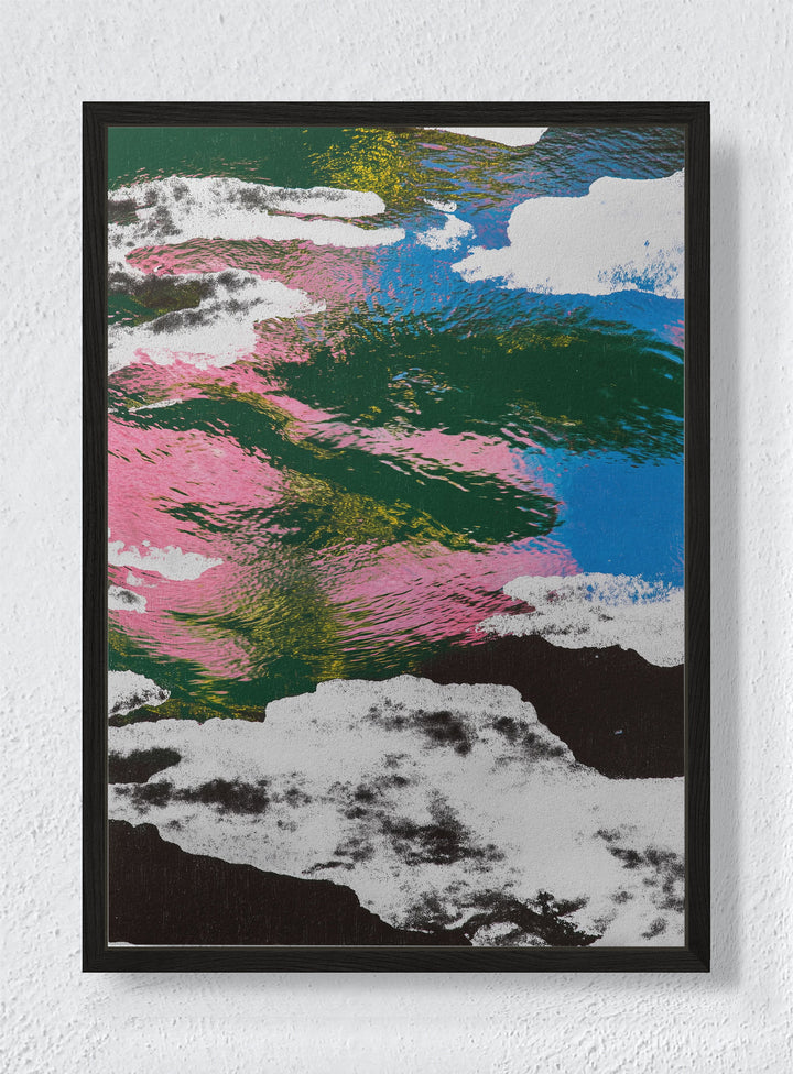 STRATUM STUDY II - Black frame canvas