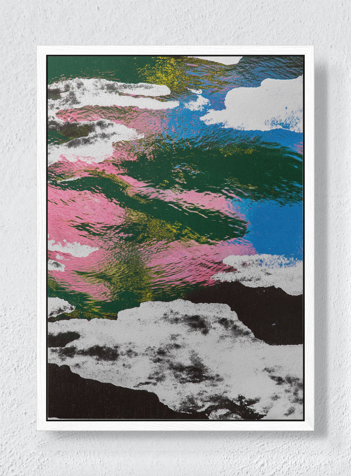 STRATUM STUDY II - White frame canvas