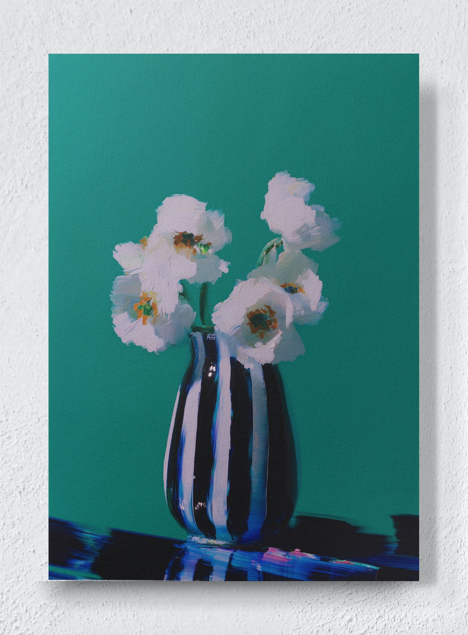 STRIPED SERENITY - Unframed canvas