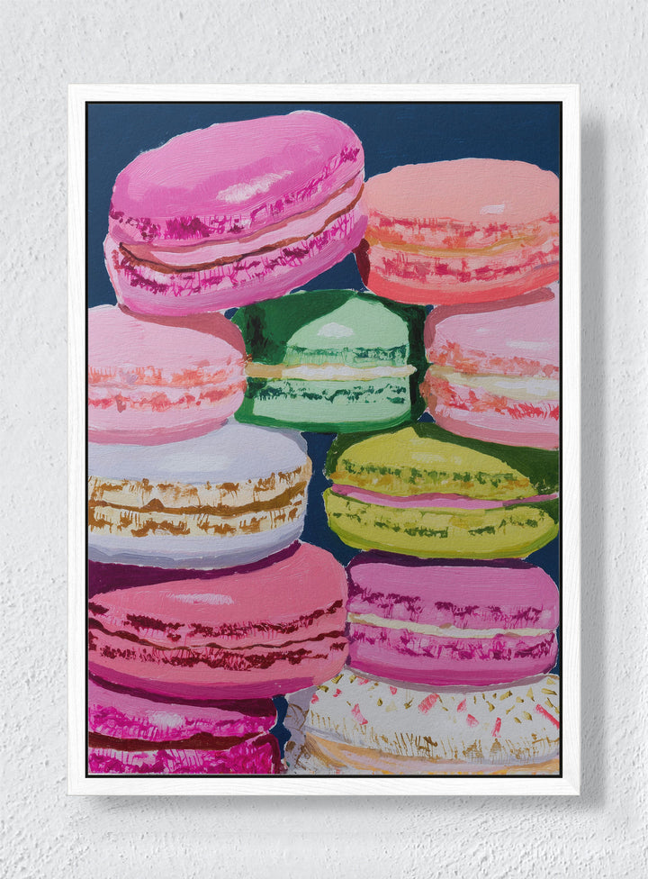 SUGAR STACK - White frame canvas