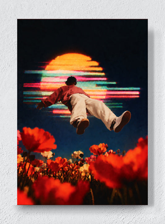 THE PERSON WHO MISSED GRAVITY - Unframed canvas