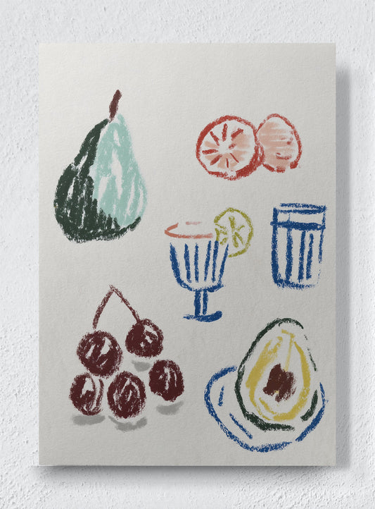 SUNDAY BRUNCH - Unframed canvas