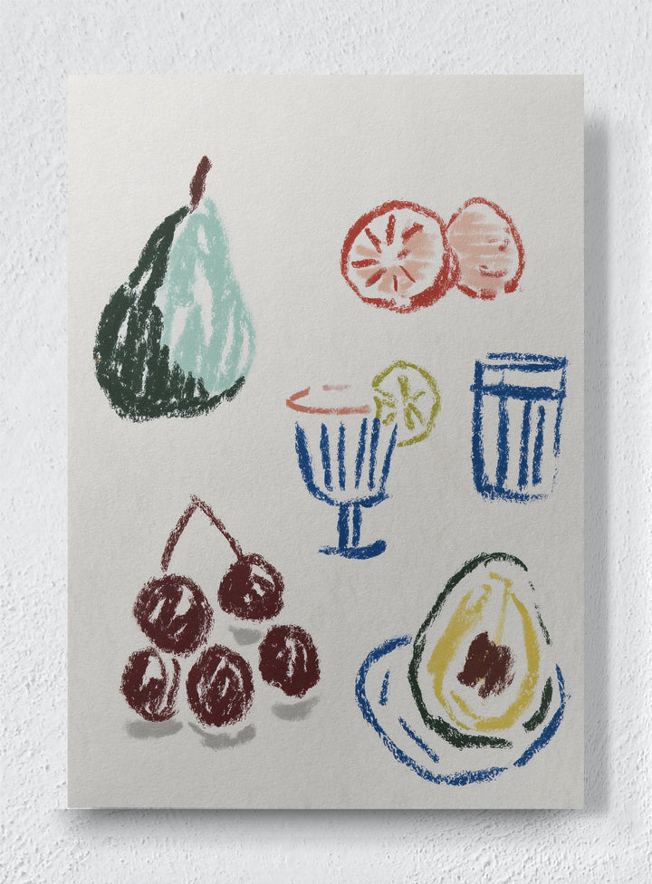 SUNDAY BRUNCH - Unframed canvas