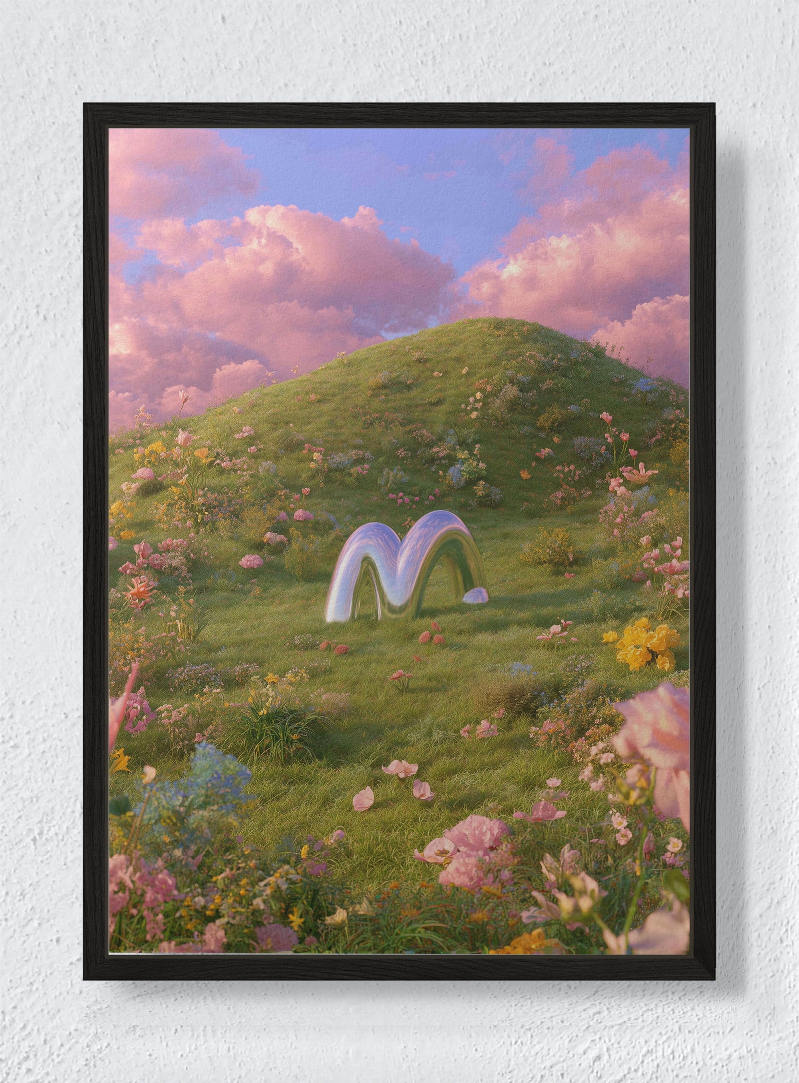 SYNTHETIC SPRING - Black frame canvas