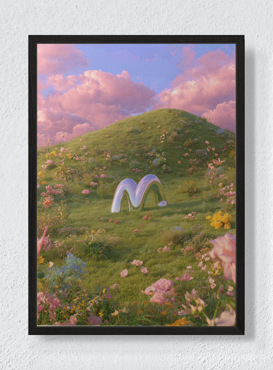 SYNTHETIC SPRING - Black frame canvas
