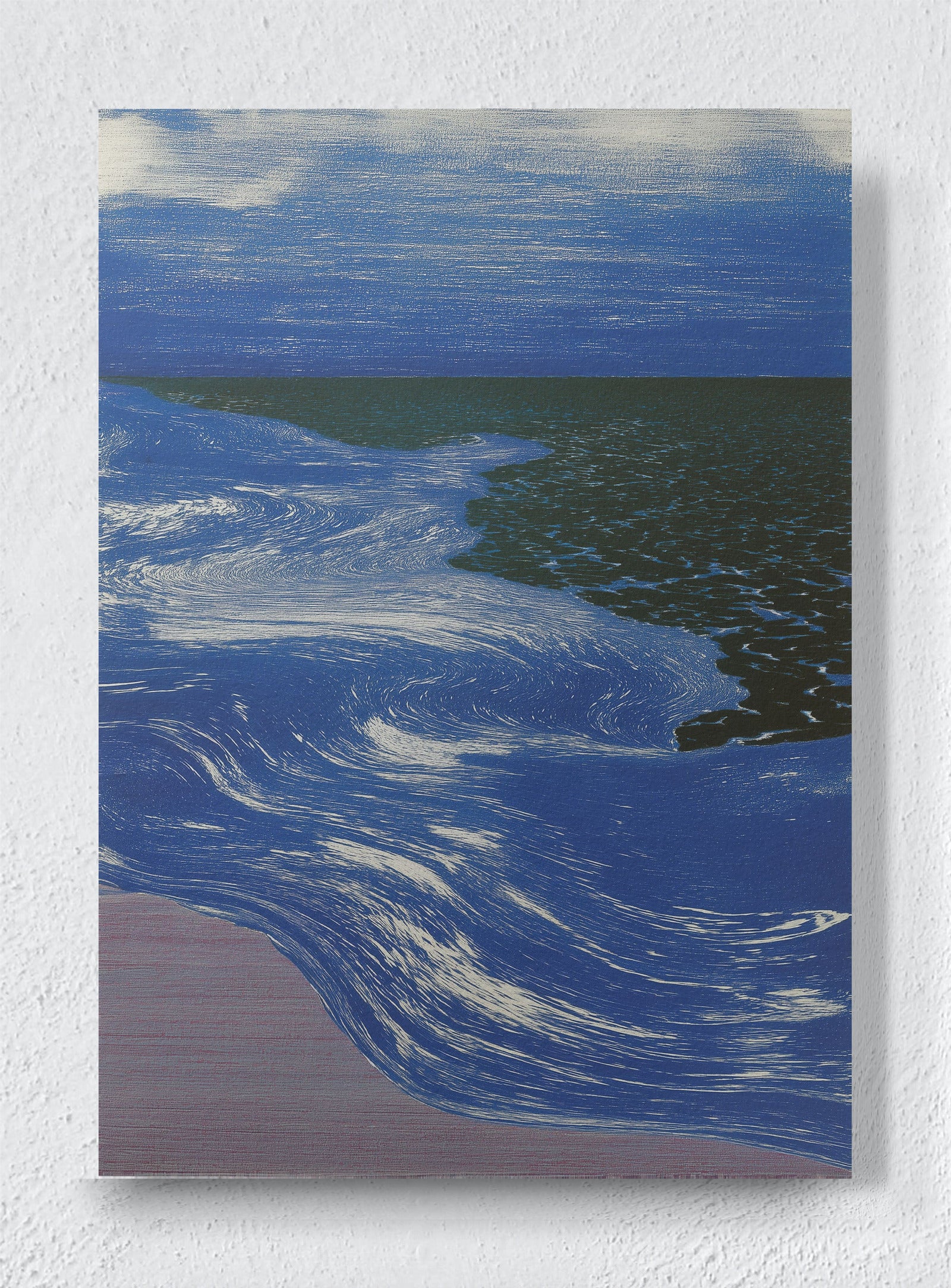 SYNTHWAVE SHORE - Unframed canvas
