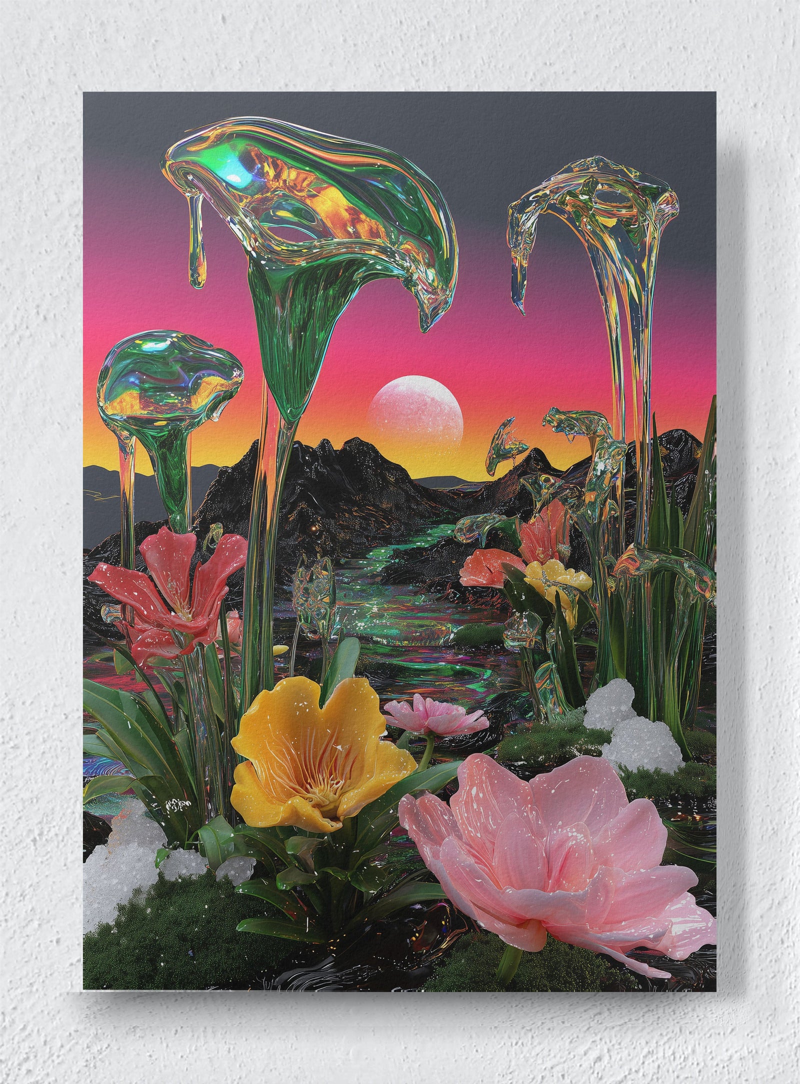 TANGLED ORIGAMI - Unframed canvas