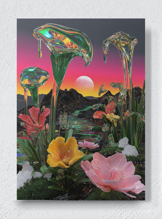TANGLED ORIGAMI - Unframed canvas