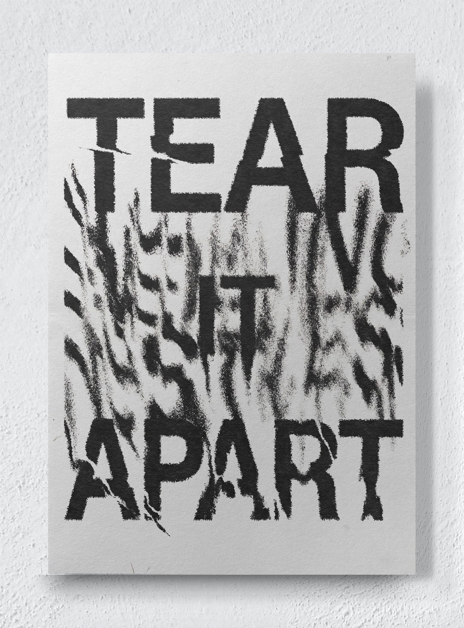 TEAR IT APART - Unframed canvas