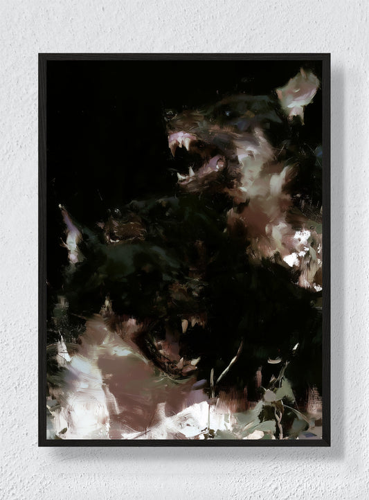 TEETH IN THE DARK - Black Frame