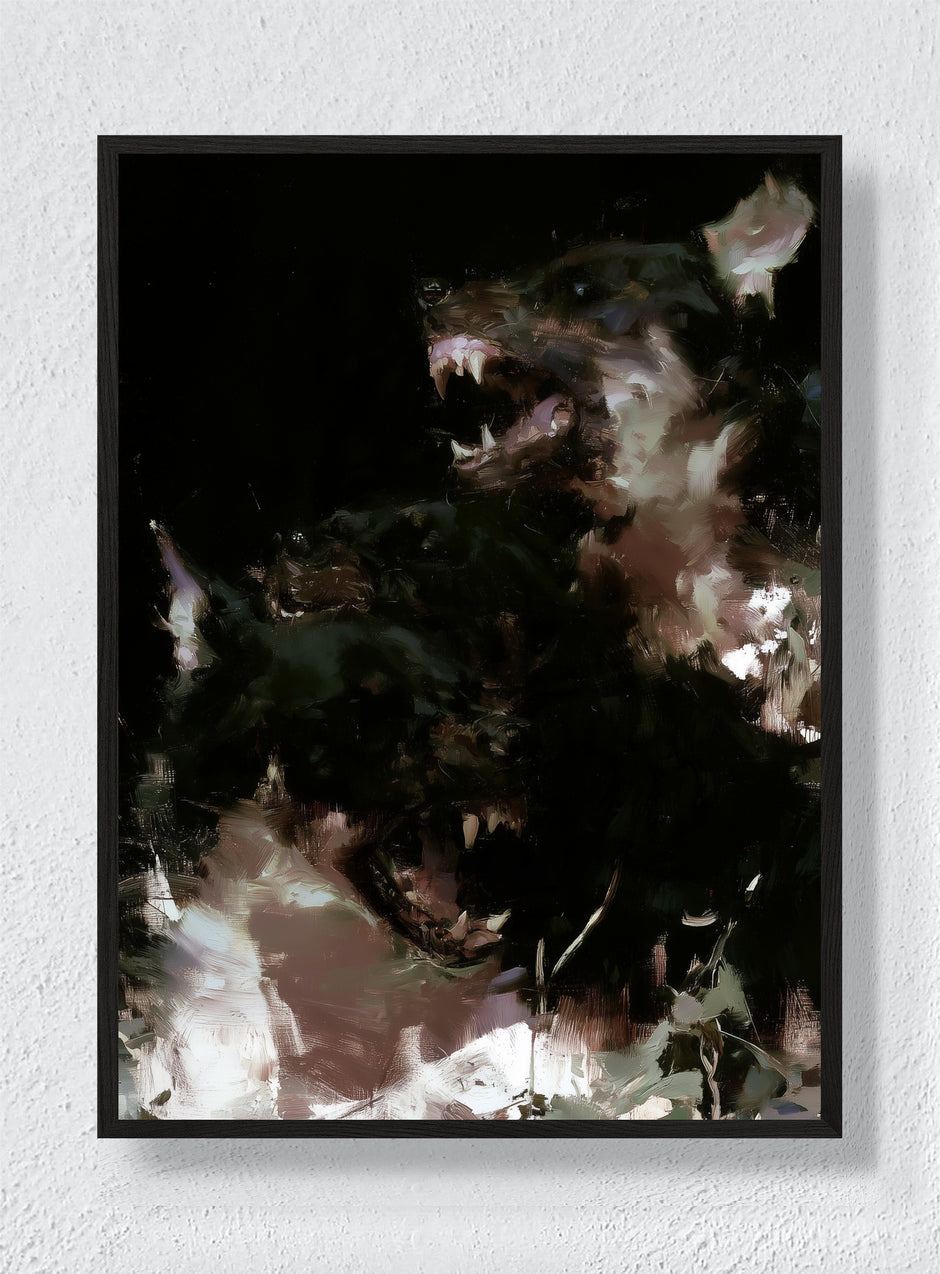 TEETH IN THE DARK - Black Frame