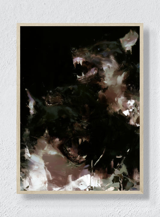 TEETH IN THE DARK - Natural Frame