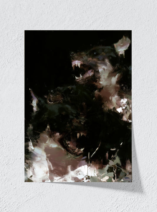 TEETH IN THE DARK - Unframed
