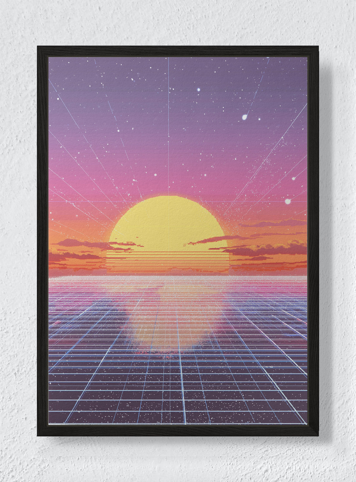 TERMINAL DAWN - Black frame canvas