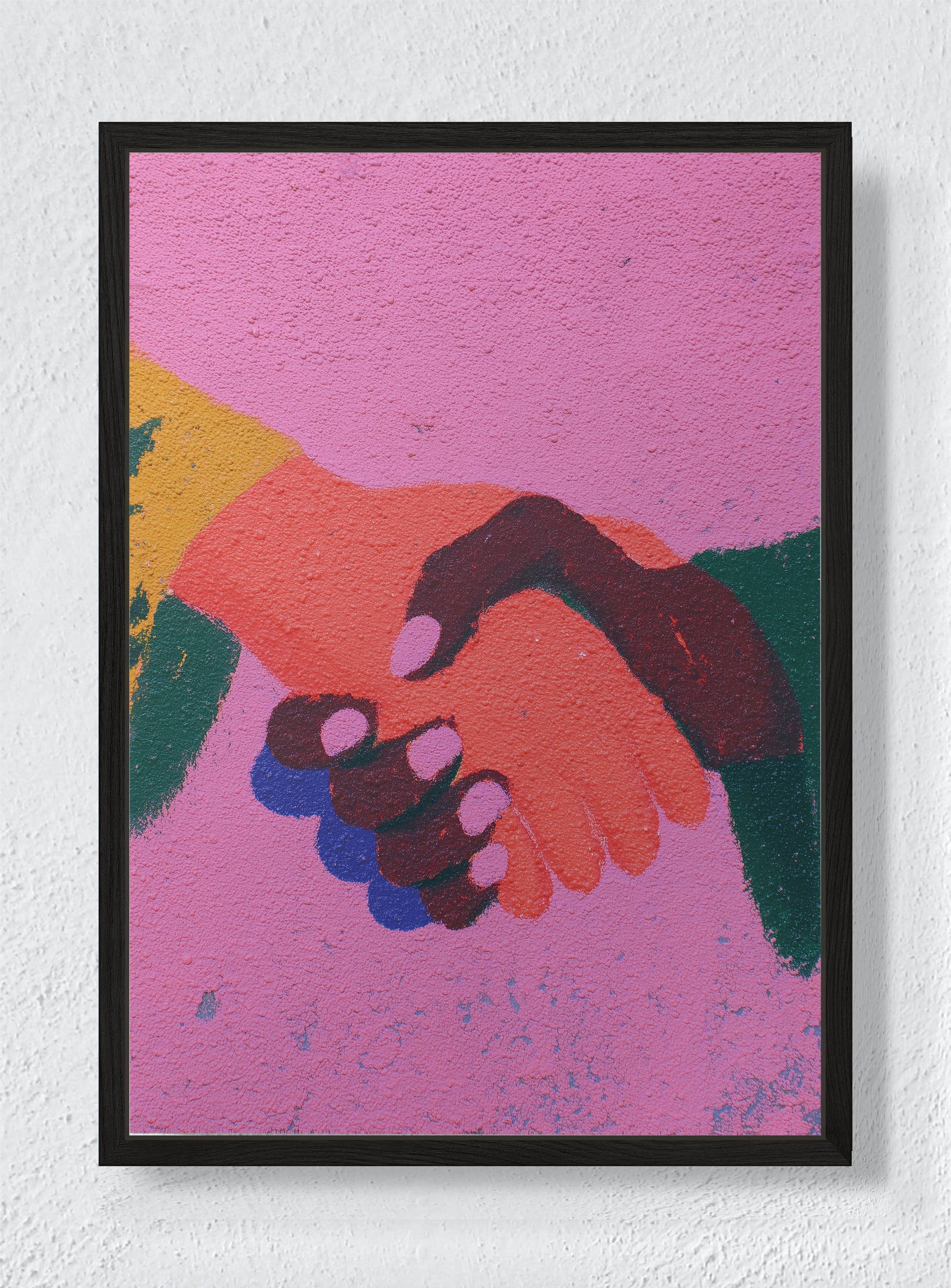TEXTURED ACCORD - Black frame canvas