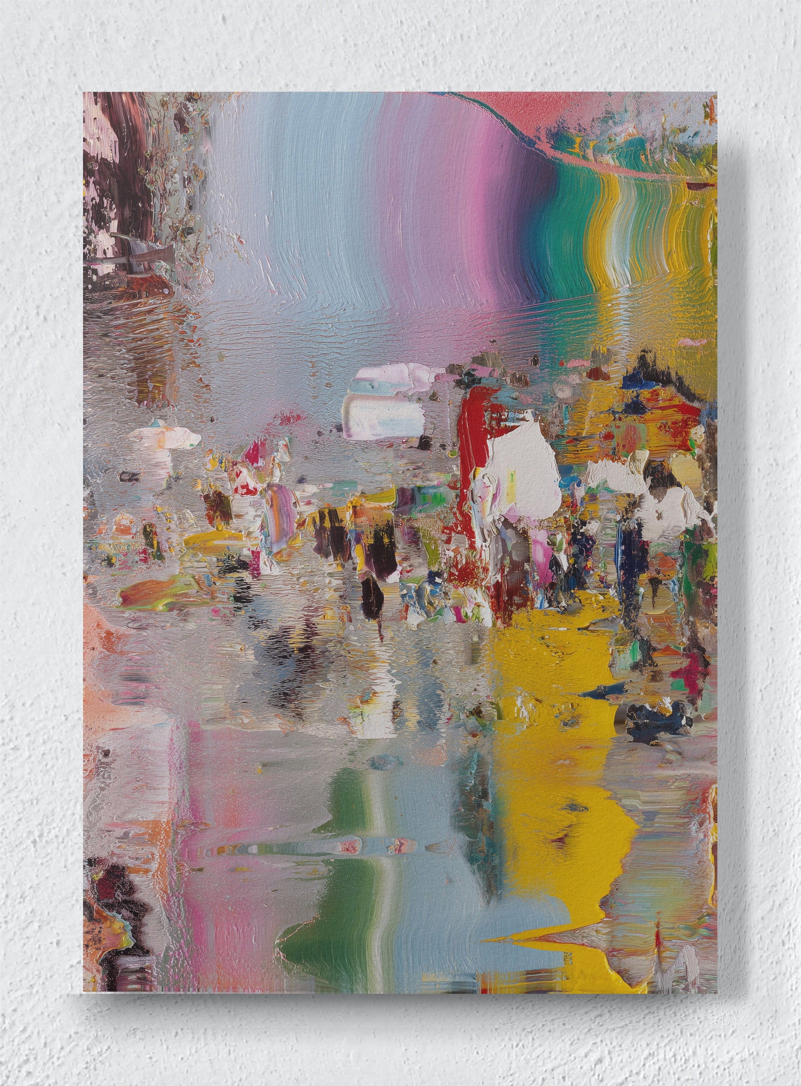 THE ART OF SPLITTING SOFTLY - Unframed canvas