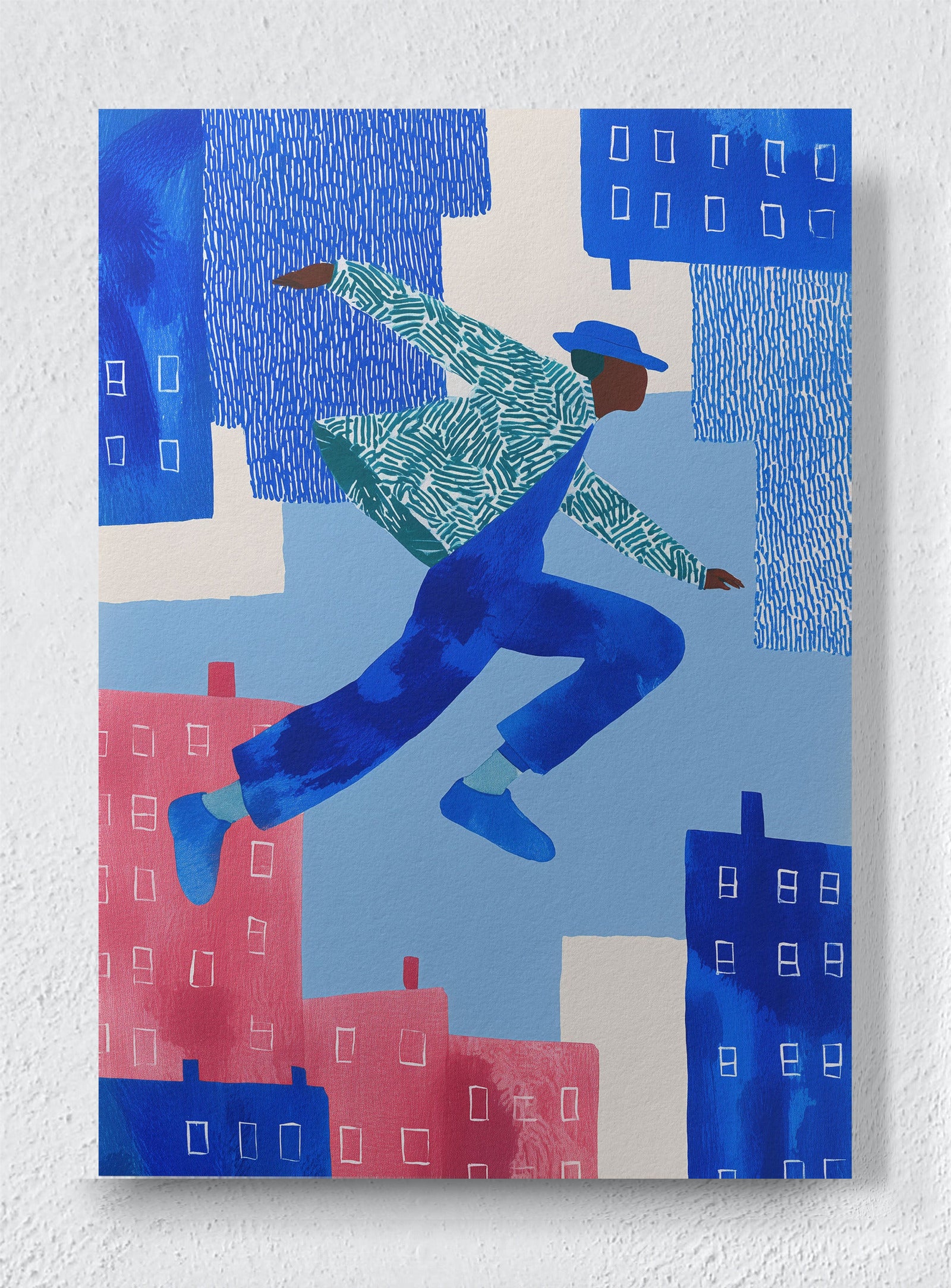 THE COMMUTER - Unframed canvas