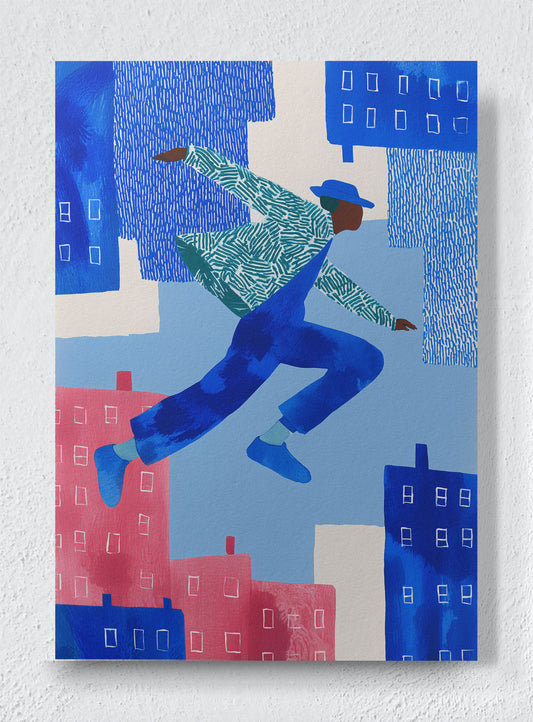 THE COMMUTER - Unframed canvas