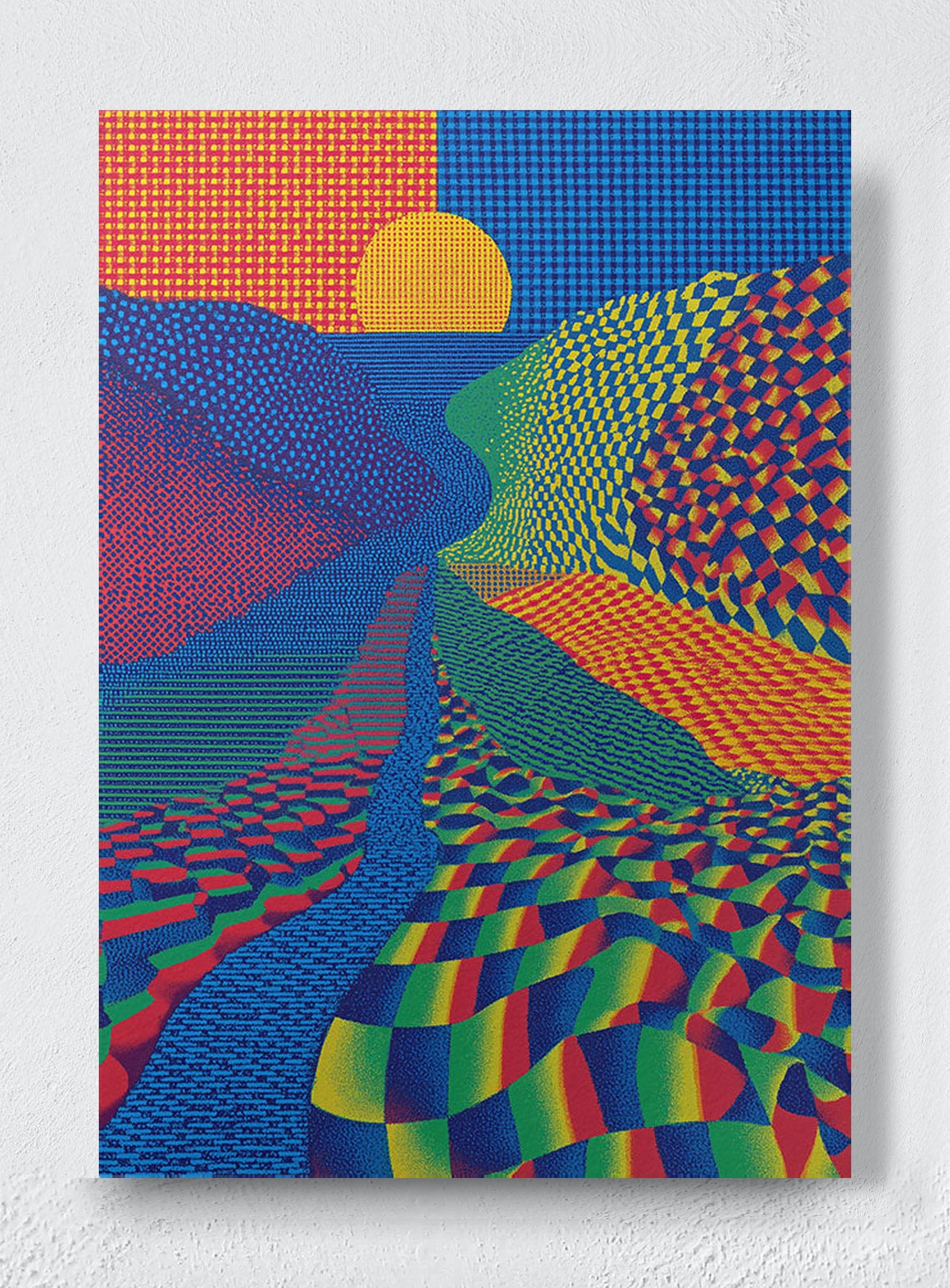 THE DAY COLOR WON - Unframed canvas