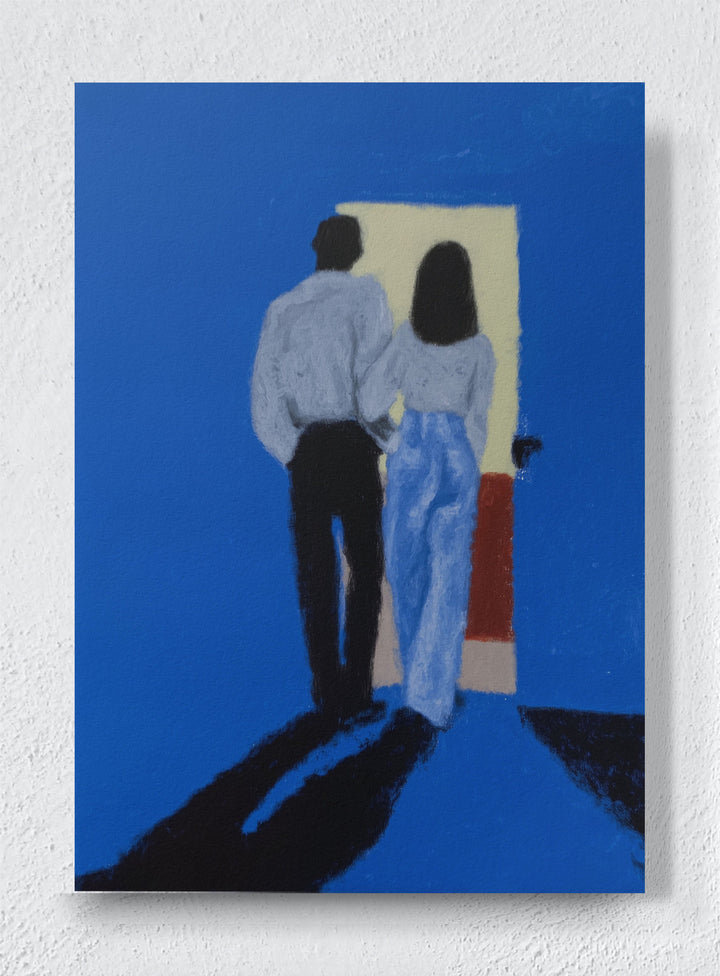 THE DOORWAY MOMENT - Unframed canvas