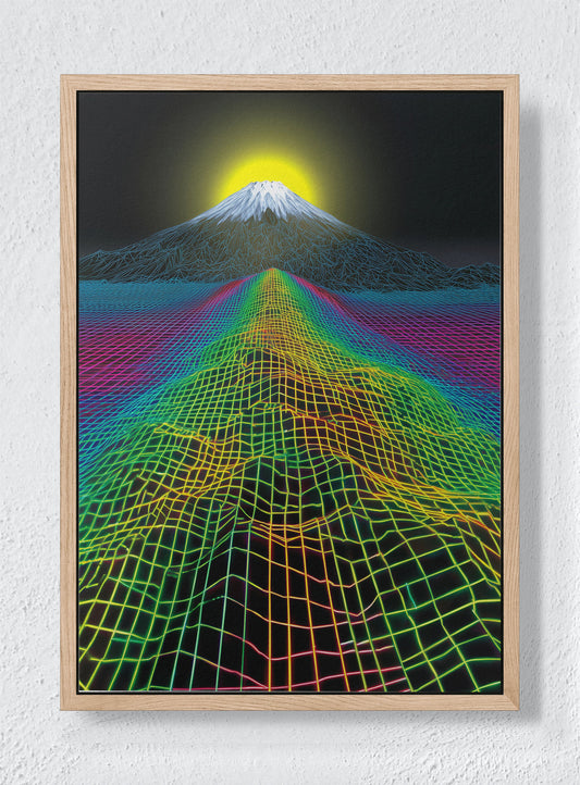 THE EDGE - Natural frame canvas