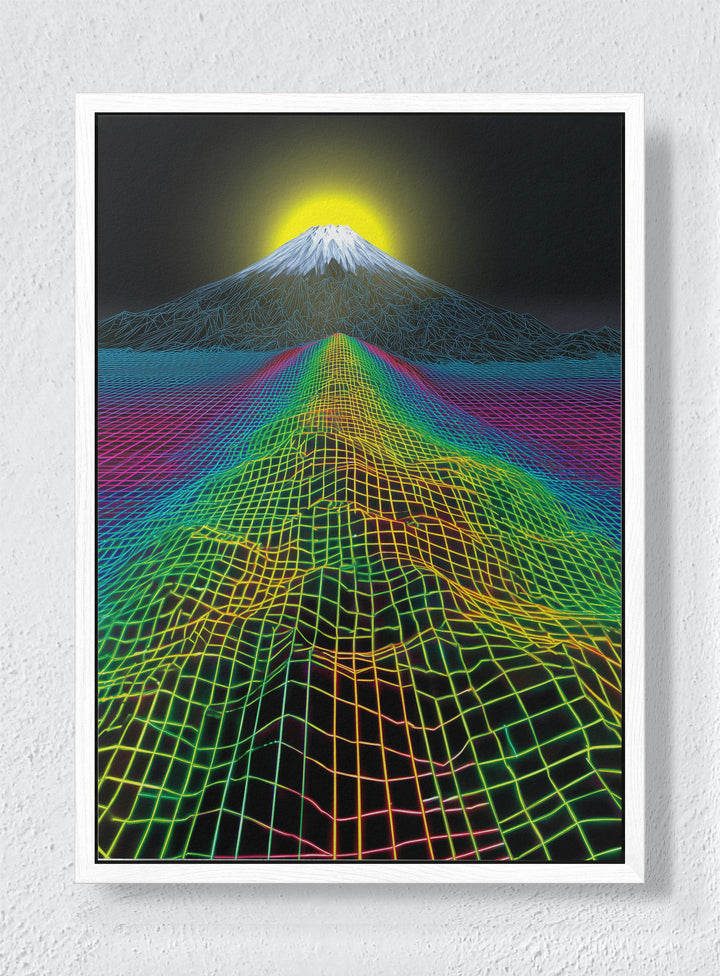 THE EDGE - White frame canvas
