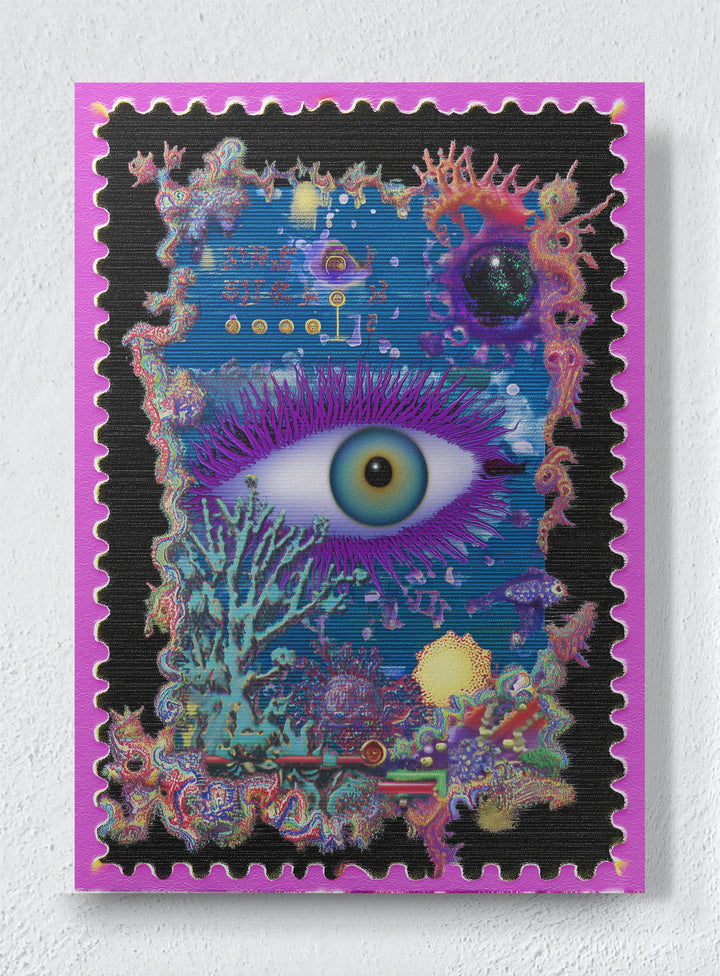 THE EYE THAT DRANK THE OCEAN - Unframed canvas