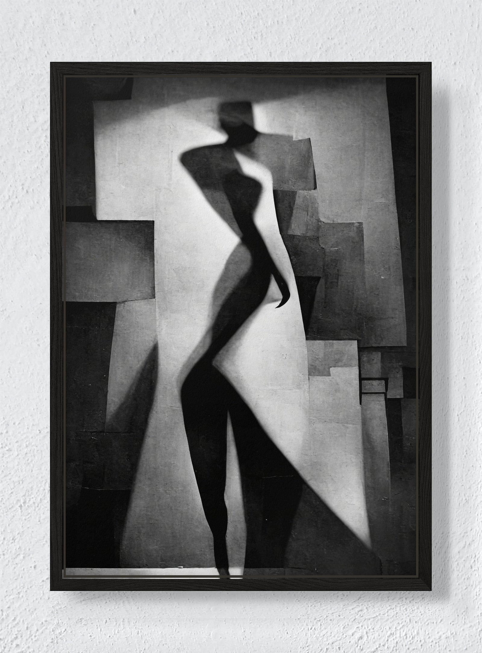 THE FORM - Black frame canvas