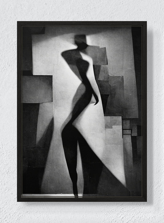 THE FORM - Black frame canvas