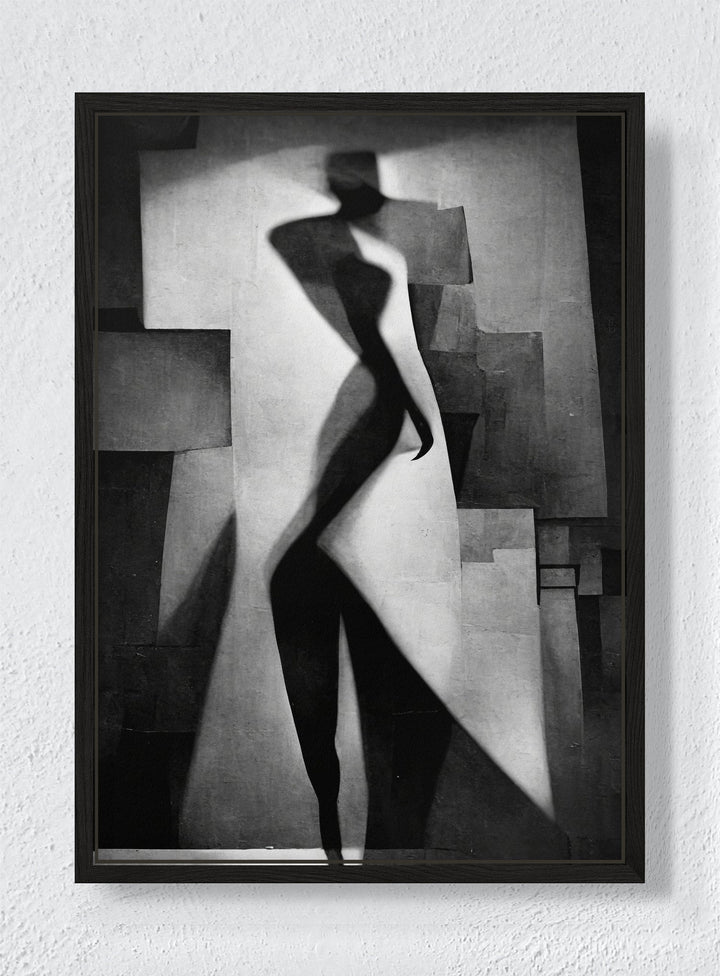 THE FORM - Black frame canvas