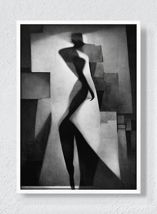 THE FORM - White frame canvas