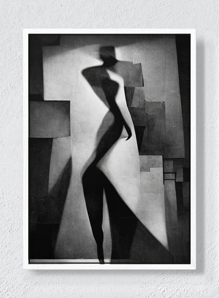 THE FORM - White frame canvas
