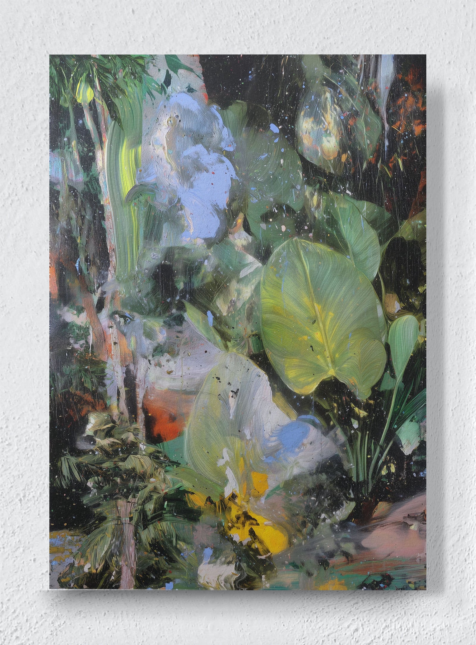 THE GARDEN AFTER RAIN - Unframed canvas