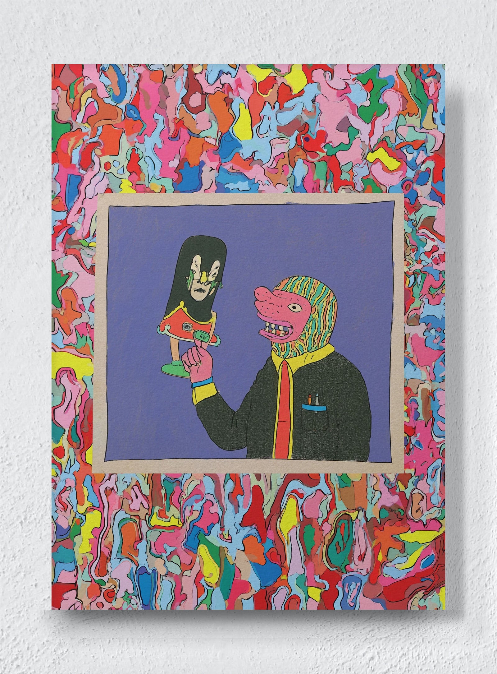 THE HANDLER - Unframed canvas