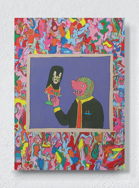 THE HANDLER - Unframed canvas