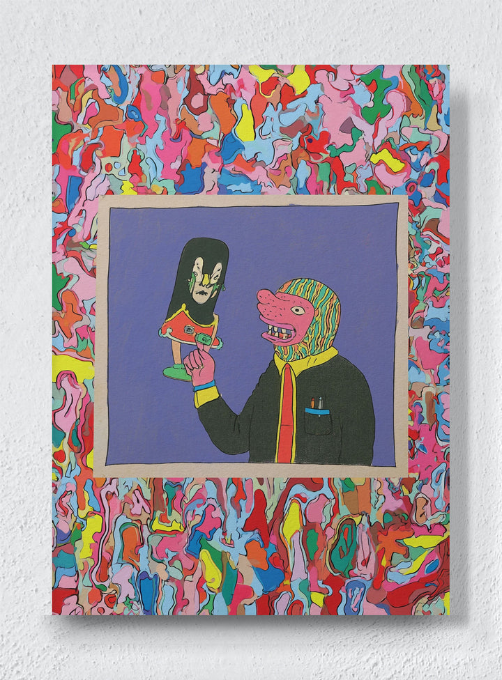 THE HANDLER - Unframed canvas