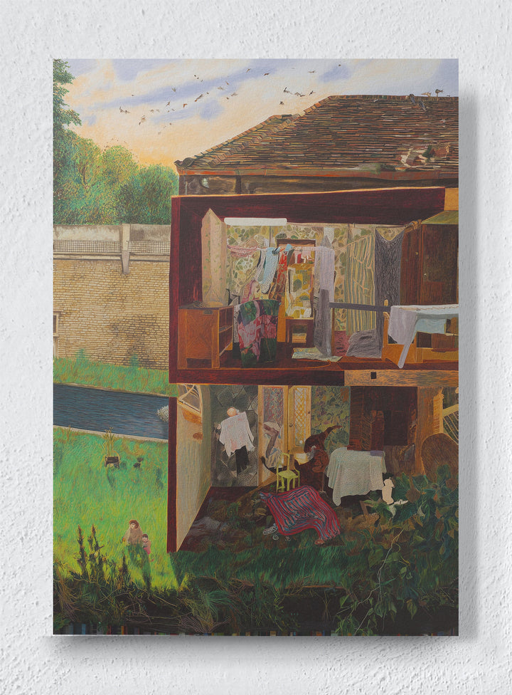 THE HARMONY OF HANDS WORKING - Unframed canvas