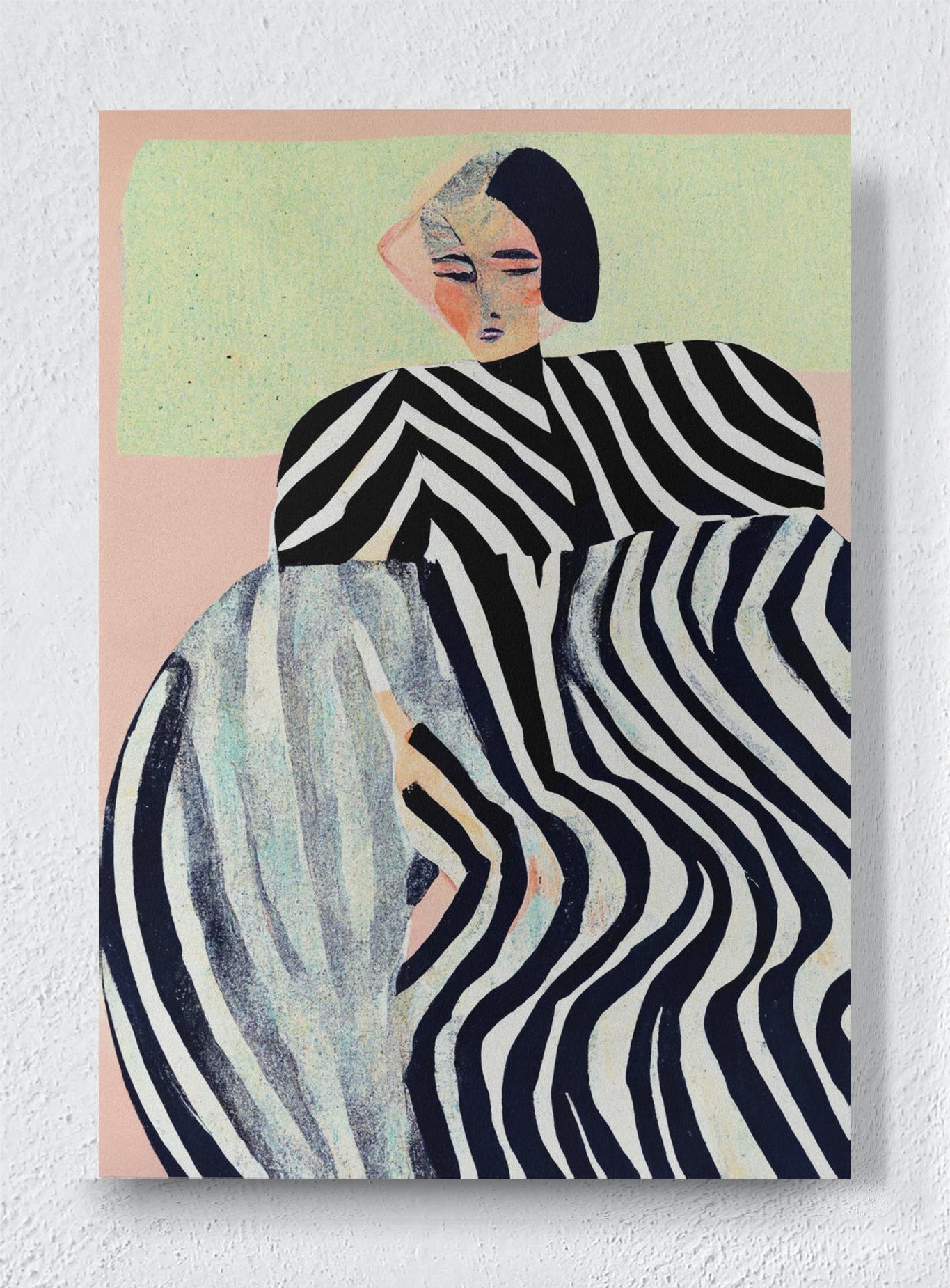 THE HYPNOTIC MUSE - Unframed canvas