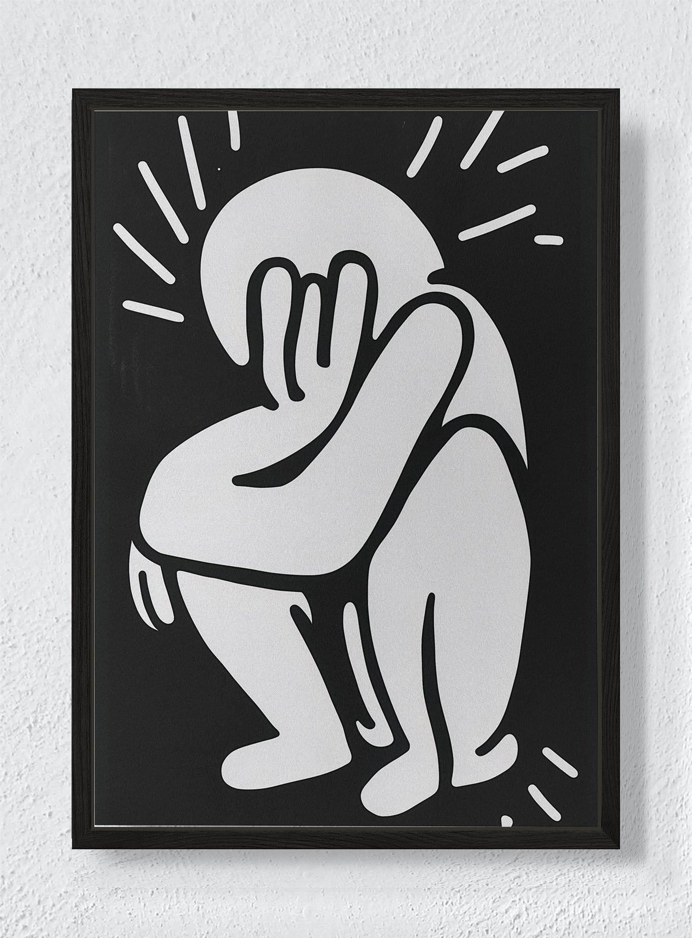 THE INNER SPARK - Black frame canvas
