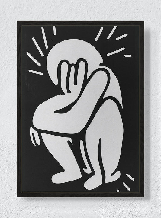 THE INNER SPARK - Black frame canvas
