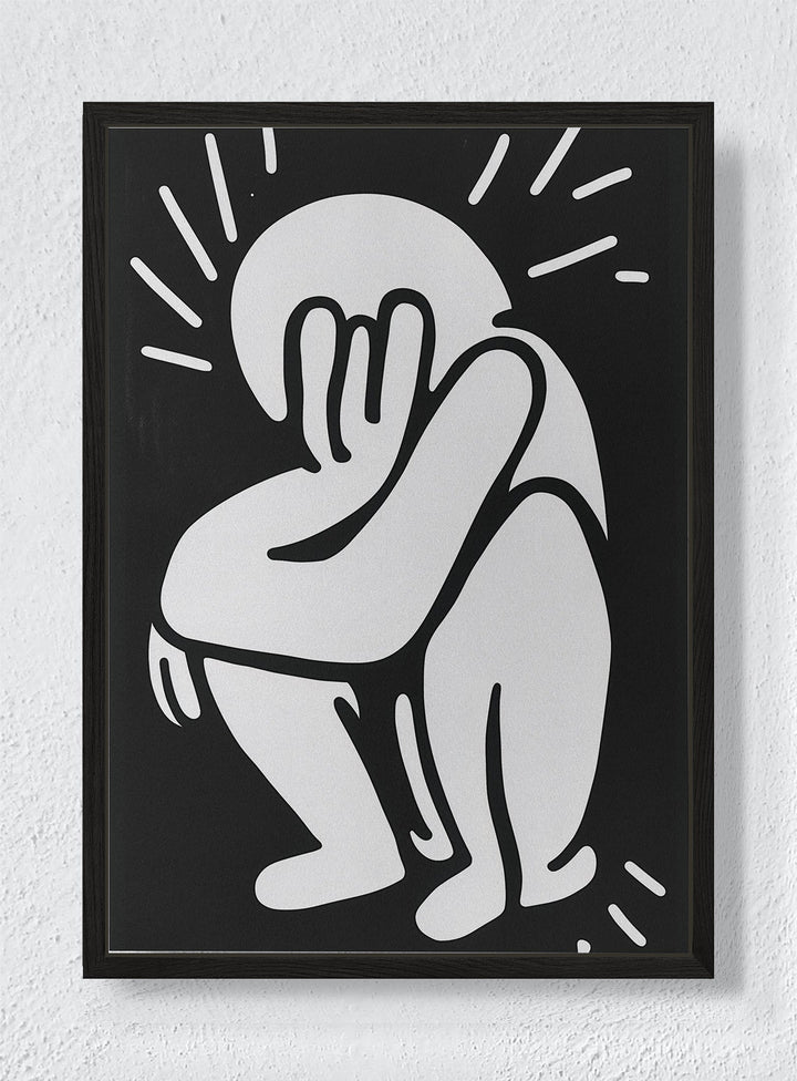 THE INNER SPARK - Black frame canvas