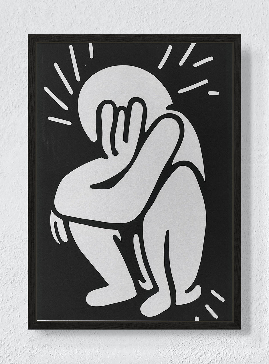 THE INNER SPARK - Black frame canvas