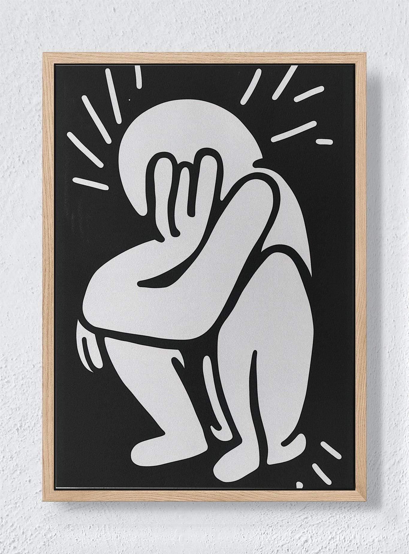 THE INNER SPARK - Natural frame canvas