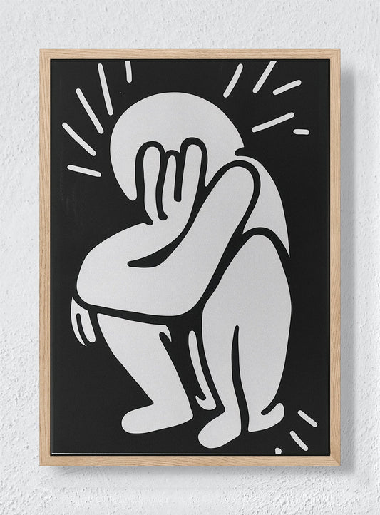 THE INNER SPARK - Natural frame canvas
