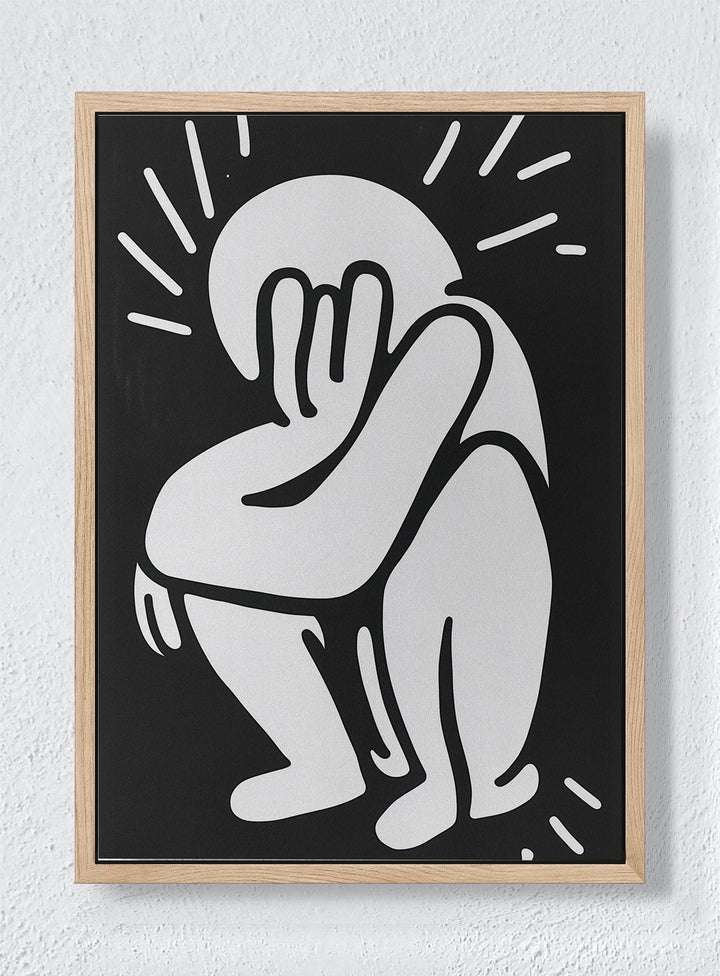 THE INNER SPARK - Natural frame canvas